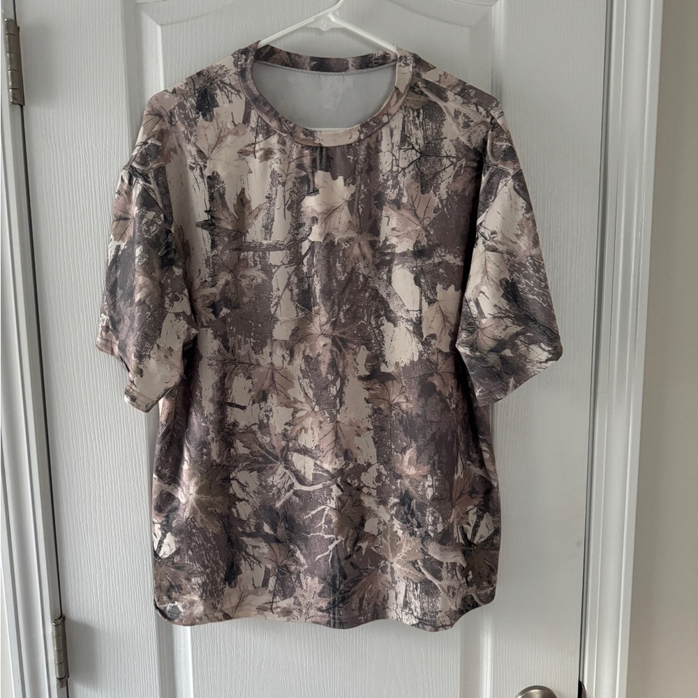 SHEIN Women’s or Men's Short Sleeve Camouflage Tee